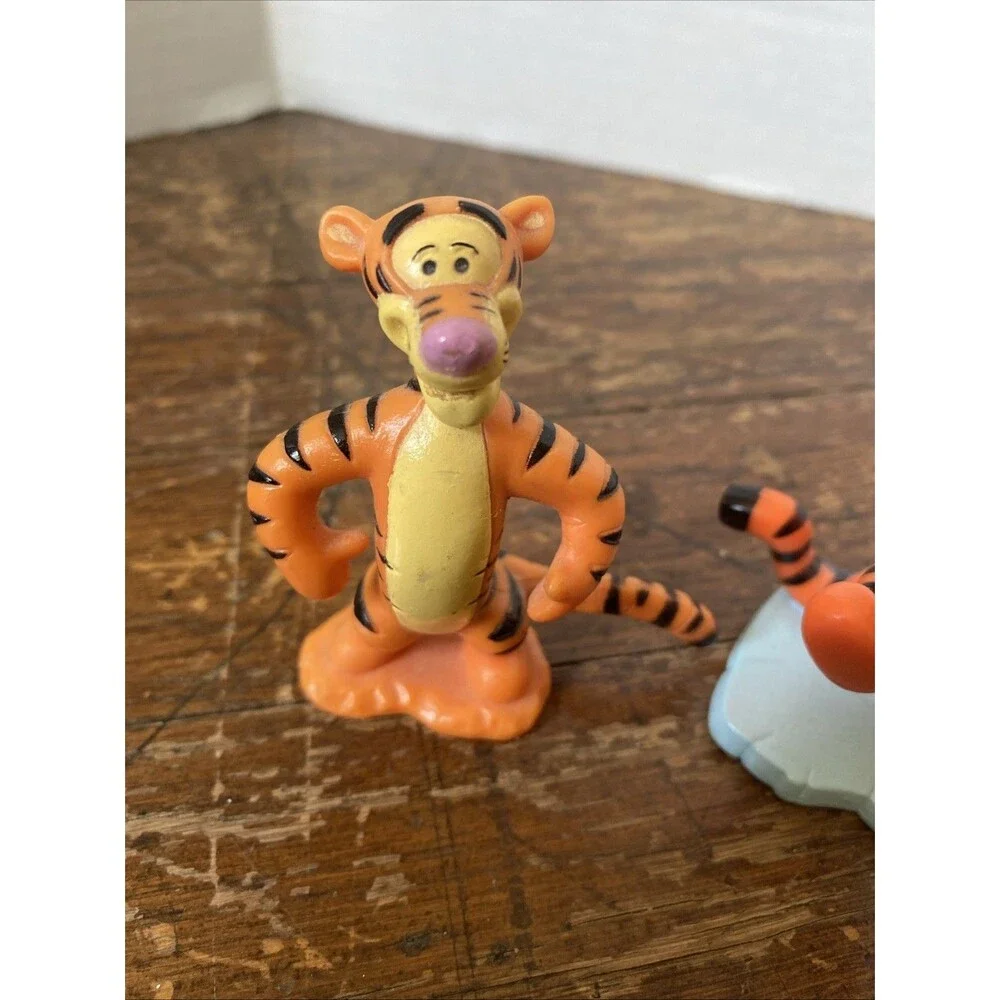 VTG Tigger Disney Winnie The Pooh 3” Figure Cake Topper Set Of 2